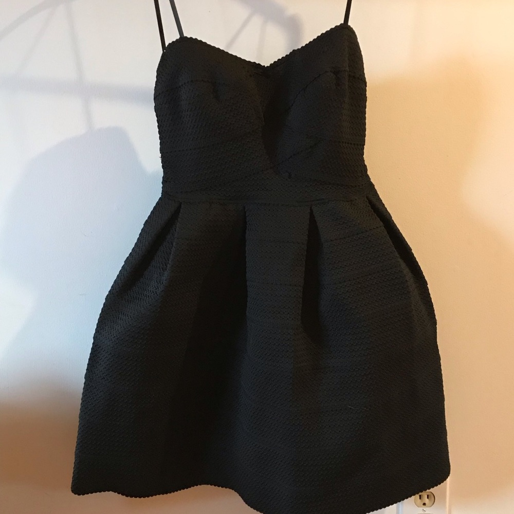 Black Strapless Dress
